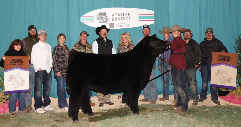 Will Ward, Supreme Champion Market Beef, Western Bonanza 2023