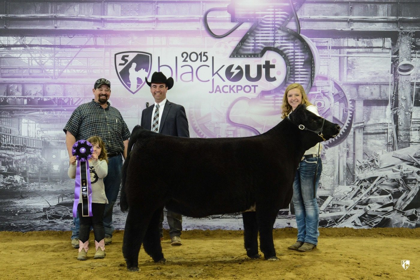 Champion Market Heifer at the 2015 Blackout Jackpot, Monopoly x Miss Dejavu 618